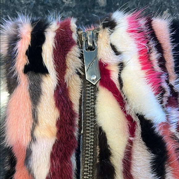 B Brian Atwood Gray and Black Heeled Boots - Picture 4 of 4